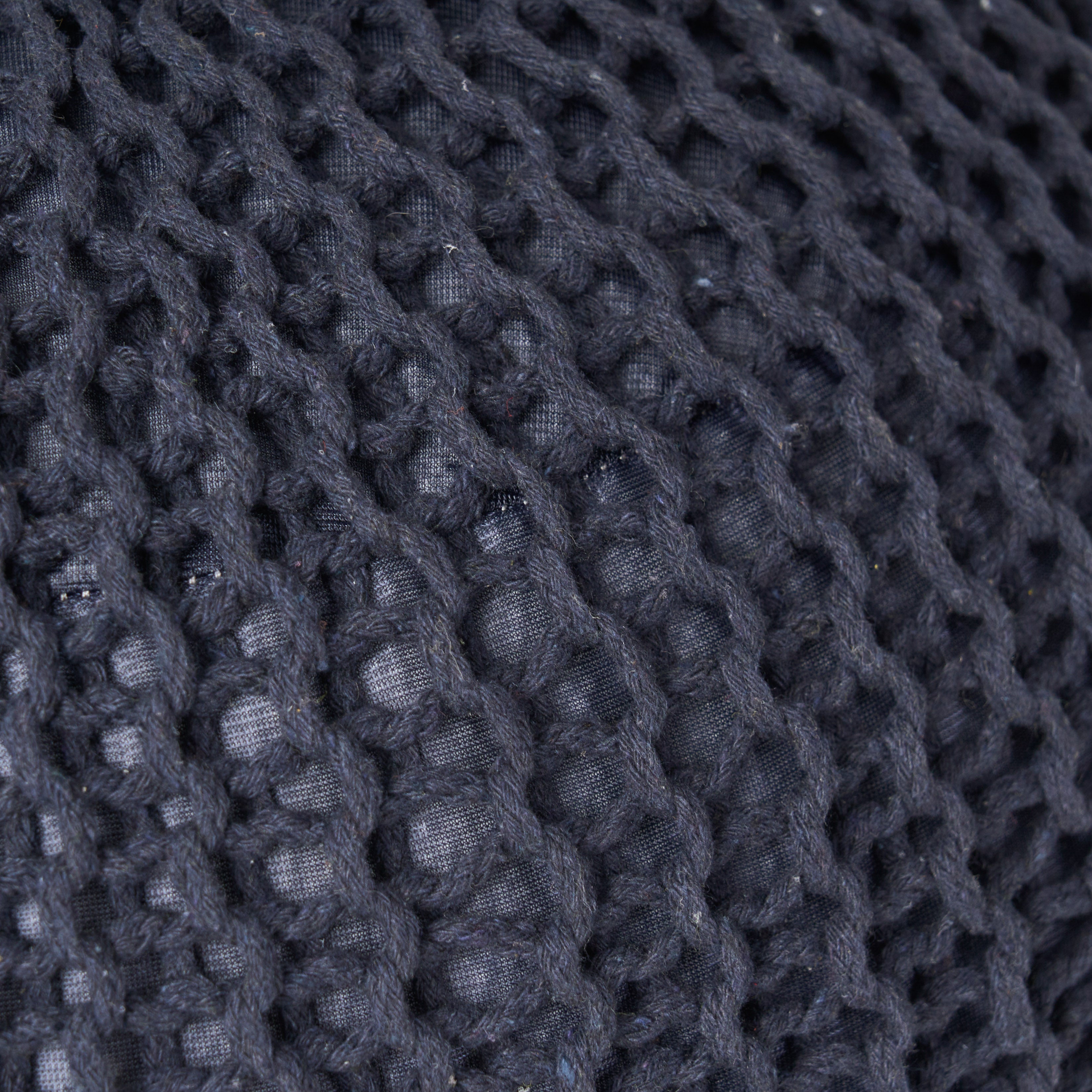 Abena Knitted Cotton Pouf