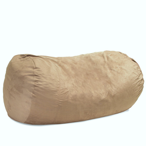 Mawbey Fabric 8 Ft. Bean Bag and Pouf Set