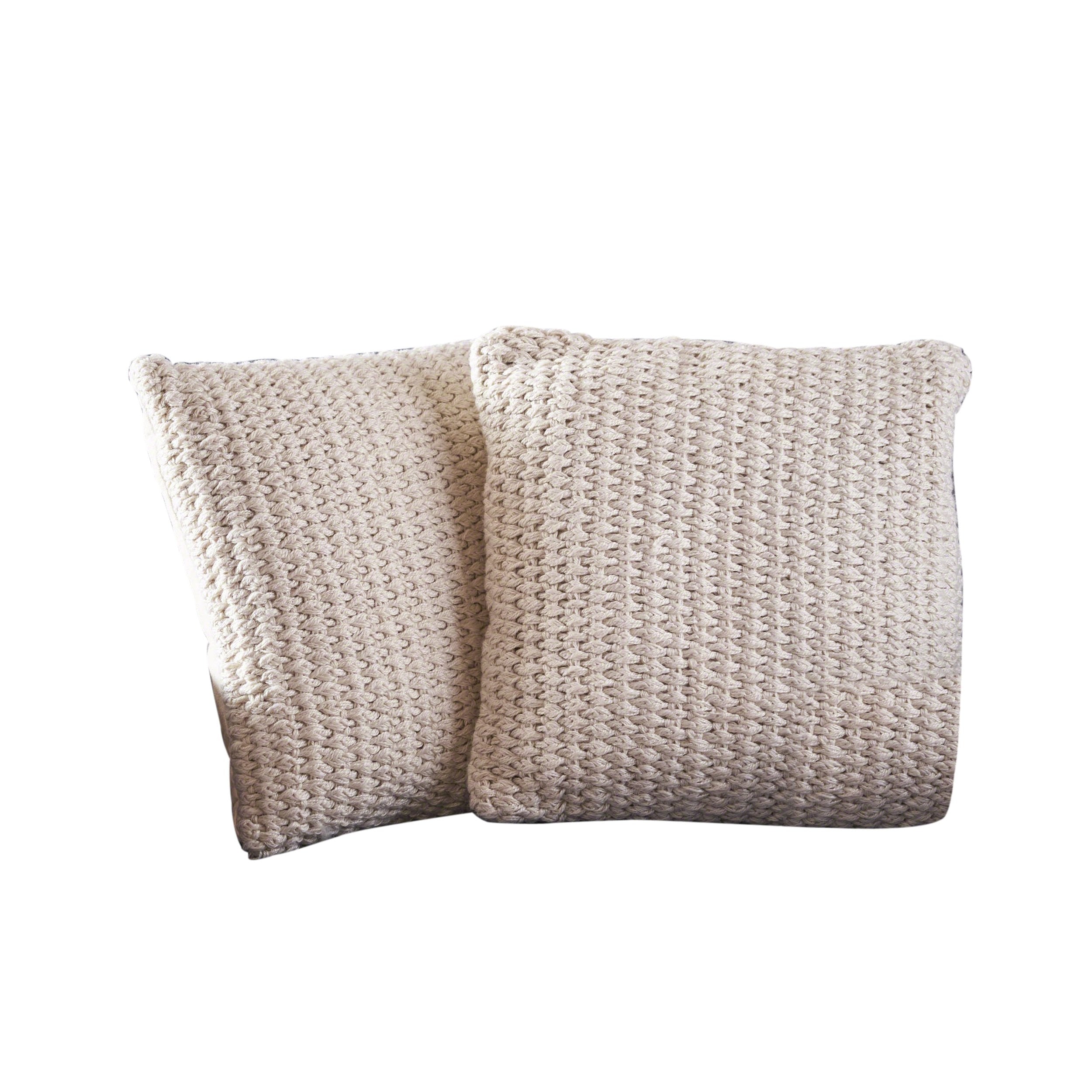 Linda Boho Yarn and Cotton Throw Pillow – LePouf