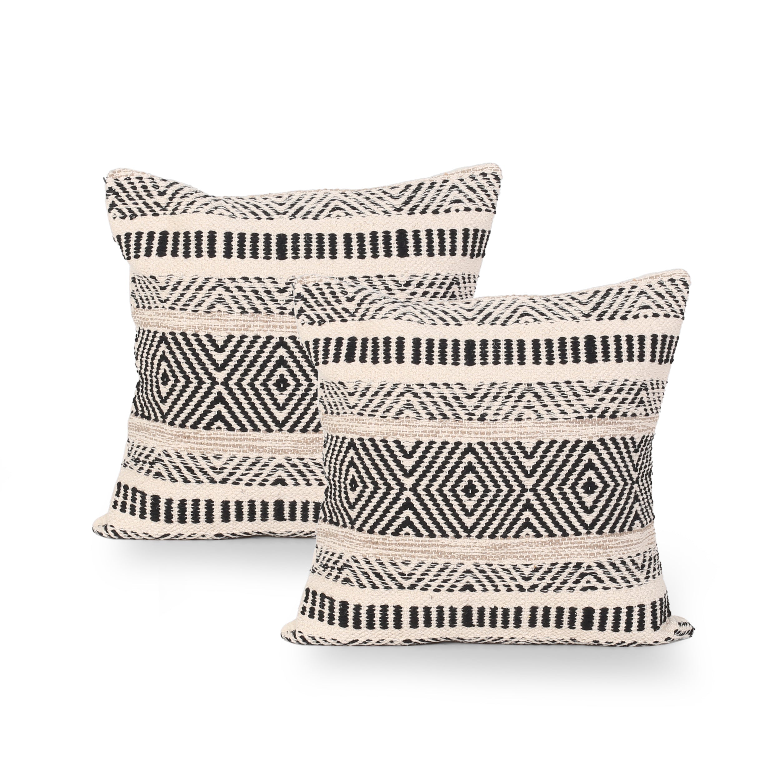 Black best sale boho pillow