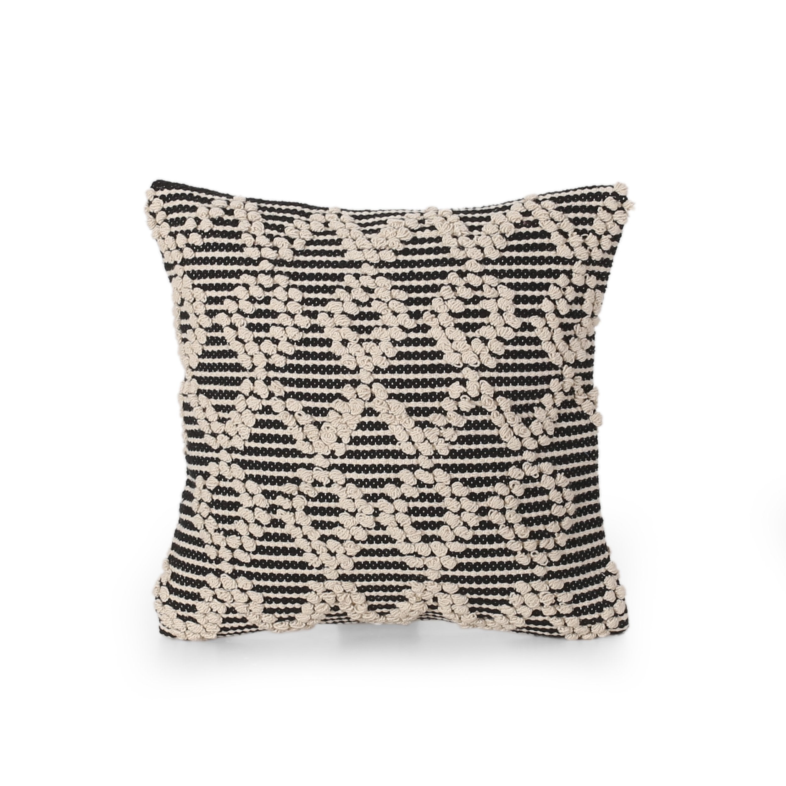 Linda Boho Yarn and Cotton Throw Pillow – LePouf