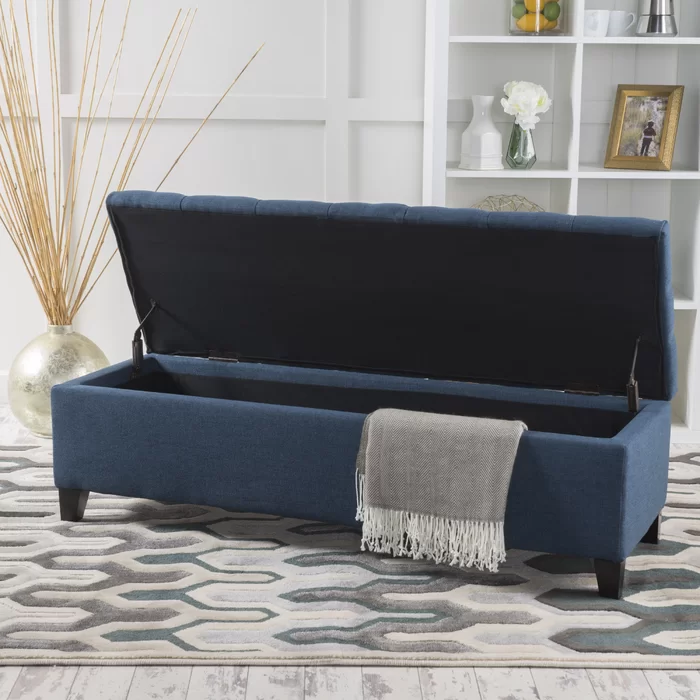 Christopher Knight Home Tufted Storage Ottoman Bench with Hidden Compartment & Soft-Close Hinges