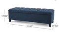 Christopher Knight Home Tufted Storage Ottoman Bench with Hidden Compartment & Soft-Close Hinges