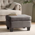 Modern Footstool Ottoman – Portable Accent Seat, Durable Frame & Stylish Upholstery