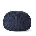 Abena Knitted Cotton Pouf