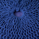 Abena Knitted Cotton Pouf