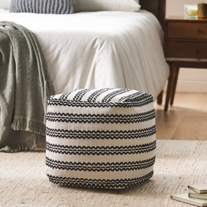 Davis Boho Cotton Pouf