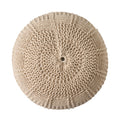 Sardis Modern Knitted Cotton Round Pouf