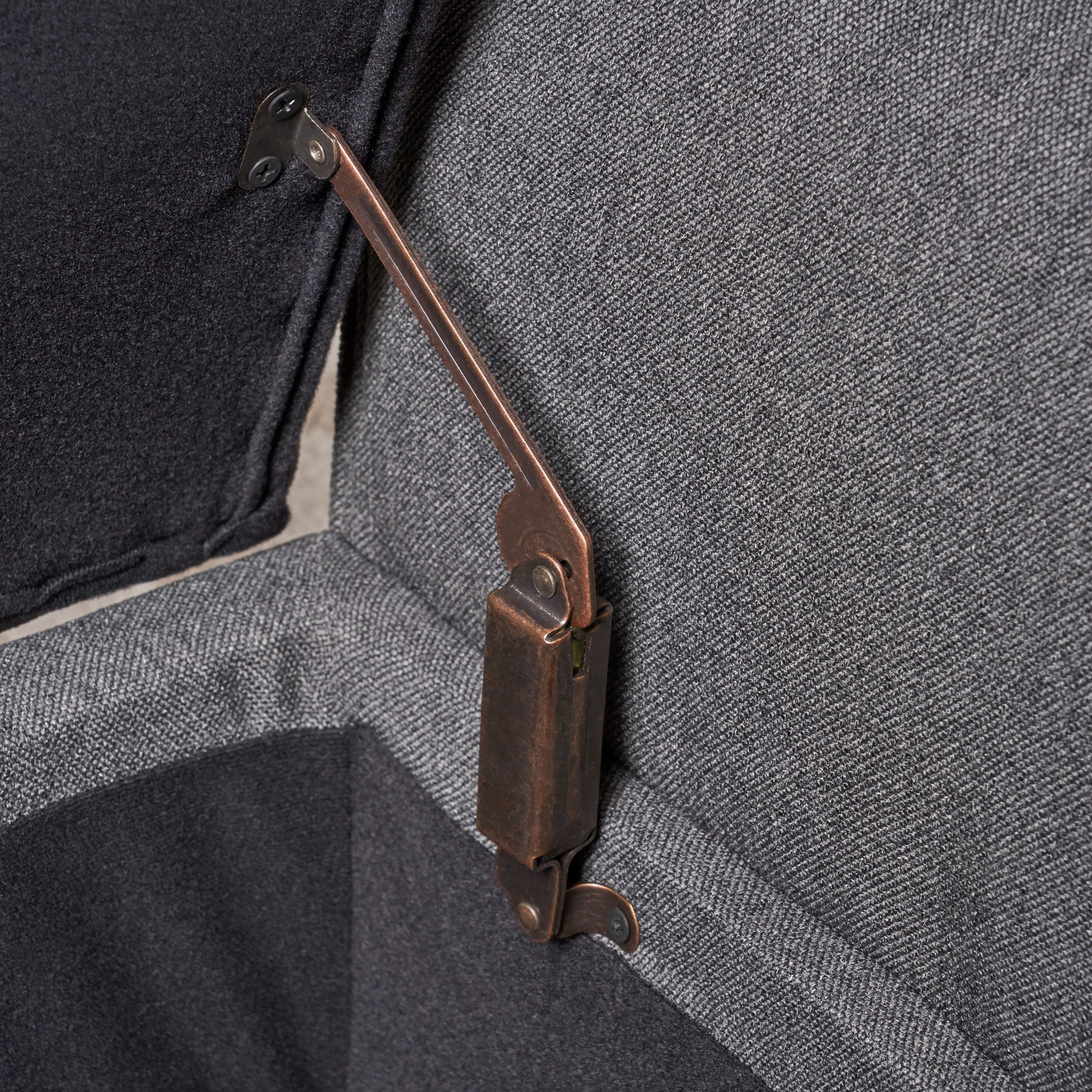 Contemporary Storage Ottoman Bench – Button-Tufted Diamond Stitch, Rolled Arms & Hidden Storage, 50” W