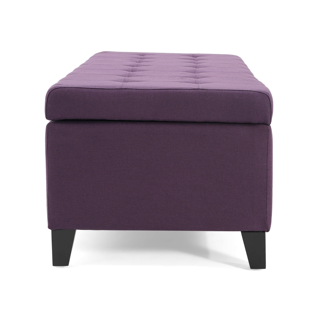 Christopher Knight Home Modern Storage Ottoman Bench with Hidden Storage & Versatile Seating