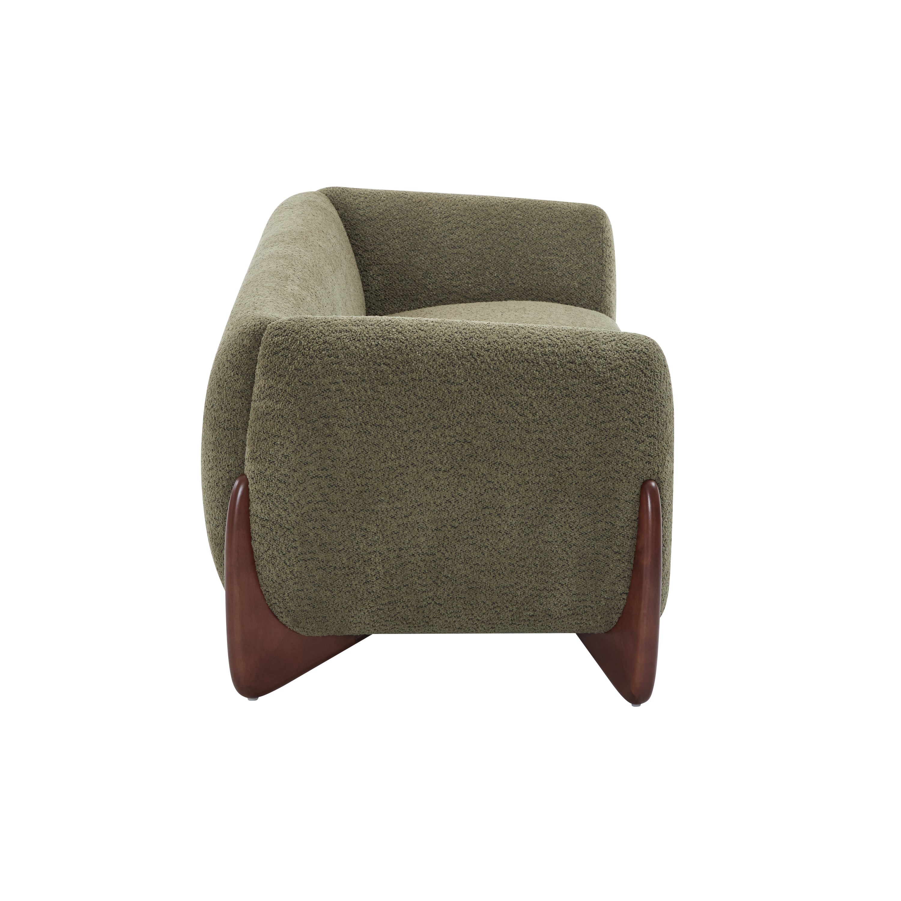 Christopher Knight Home 82" Boucle Sofa with Birch Wood Legs – Modern Cozy Upholstered 3-Seater