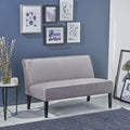 Modern Upholstered Loveseat with Solid Wood Frame & Birch Legs
