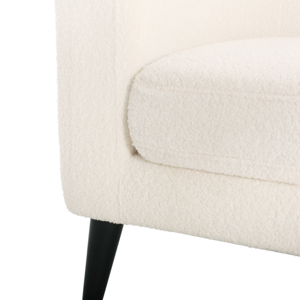 Velvet Loveseat – Modern Glam Minimalist Sofa for Living Room