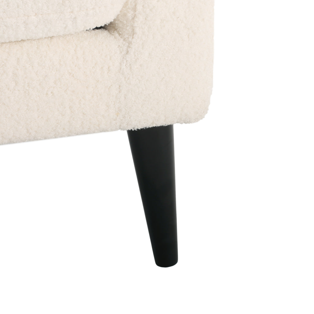 Velvet Loveseat – Modern Glam Minimalist Sofa for Living Room