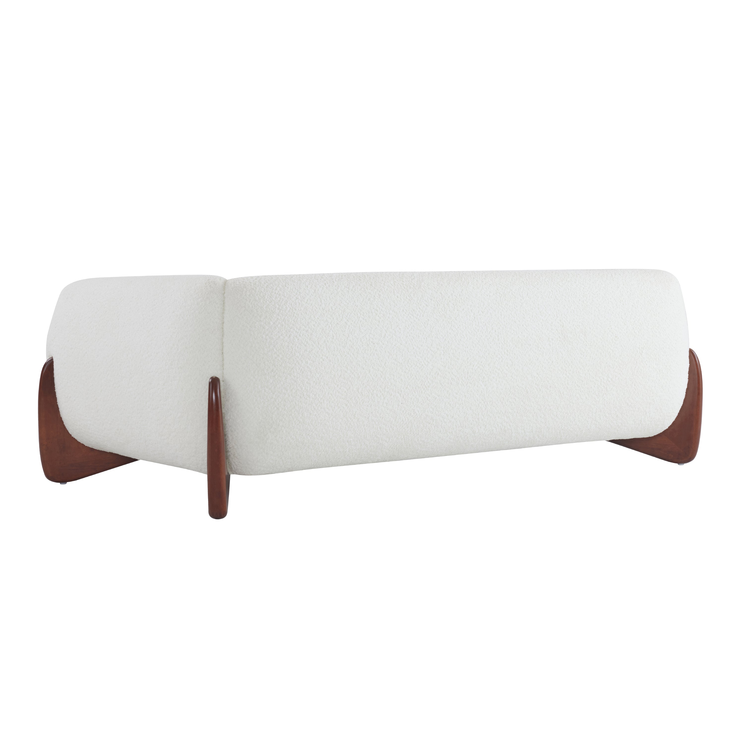 Christopher Knight Home 82" Boucle Sofa with Birch Wood Legs – Modern Cozy Upholstered 3-Seater