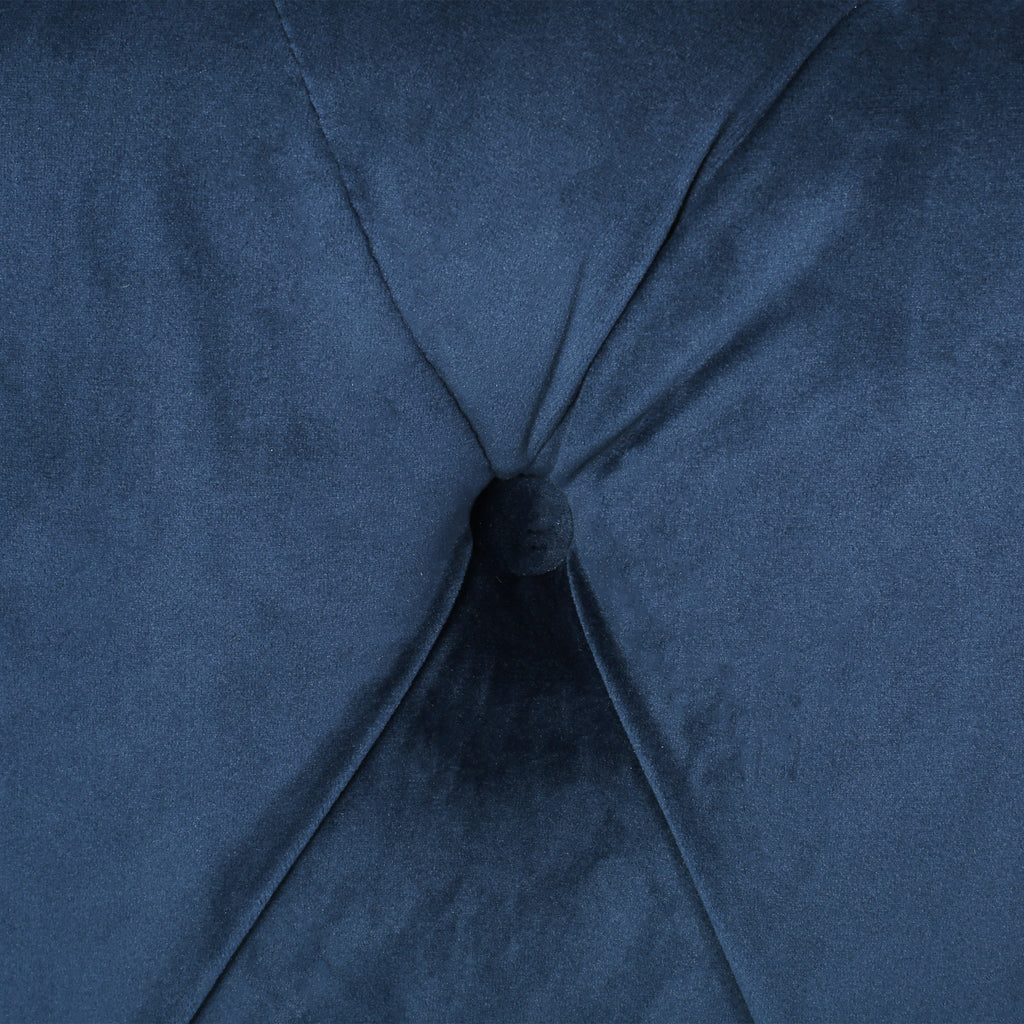 Christopher Knight Home 40" Tufted Velvet Square Ottoman – Oversized Modern Glam Cocktail Coffee Table Bench