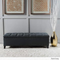 Christopher Knight Home Tufted Storage Ottoman Bench with Hidden Compartment & Soft-Close Hinges