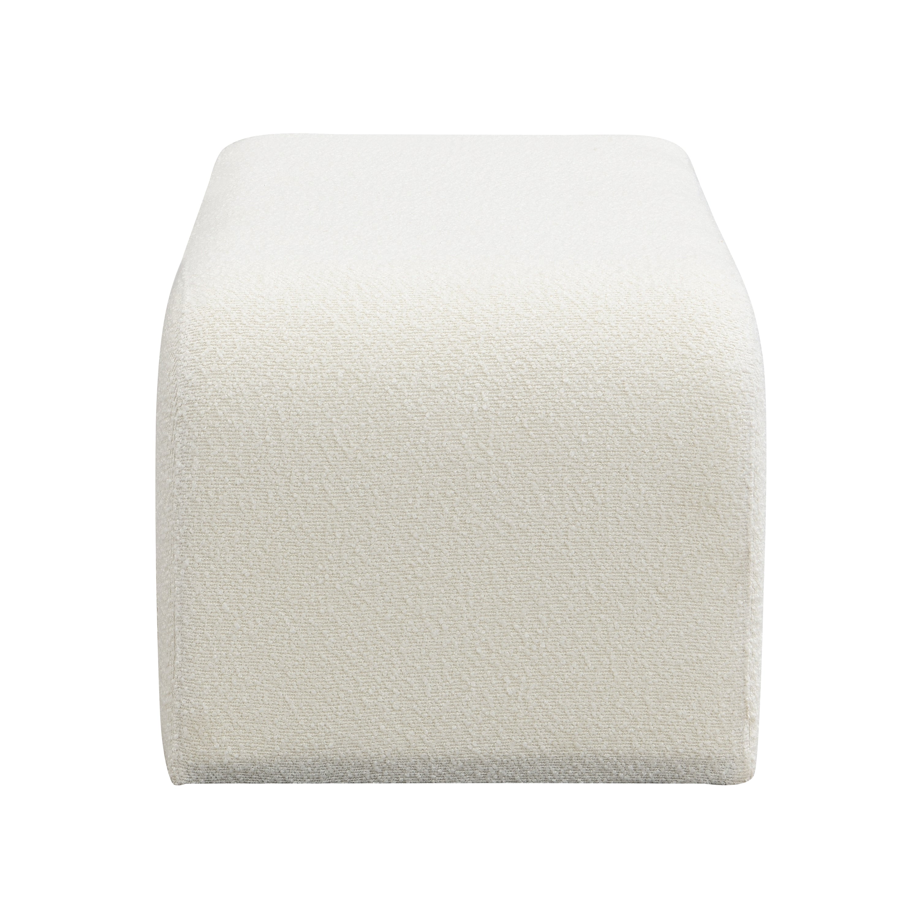 Christopher Knight Home Boucle Storage Ottoman with Solid Wood Drawer – Modern Upholstered Footrest & Organizer