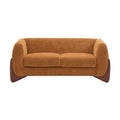Christopher Knight Home Modern Boucle Upholstered 2-Seater Sofa with Birch Wood Legs