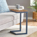 GDFStudio Caspian Indoor Fir Wood Accent Table