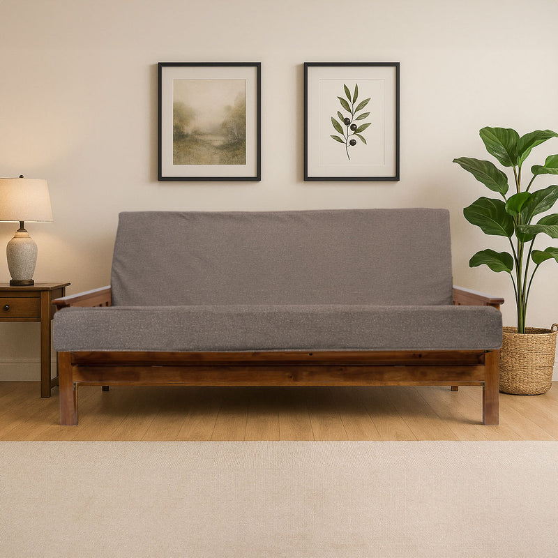 GDFStudio Melville Memory Foam Futon Mattress – Foldable Sofa Bed Cushion with Washable Cover (Frame Not Included)