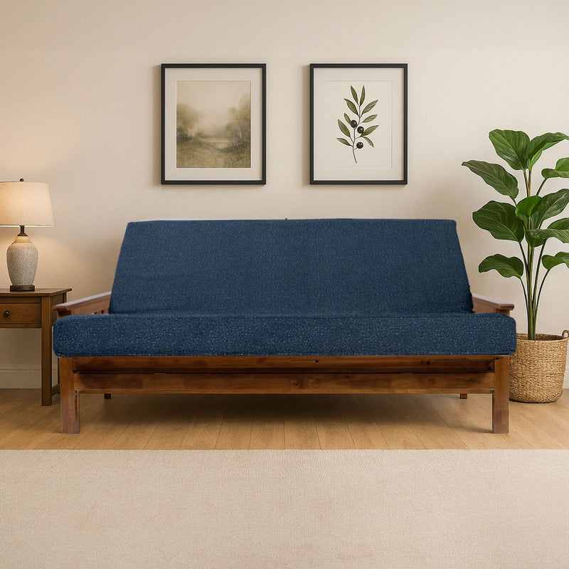 GDFStudio Melville Memory Foam Futon Mattress – Foldable Sofa Bed Cushion with Washable Cover (Frame Not Included)