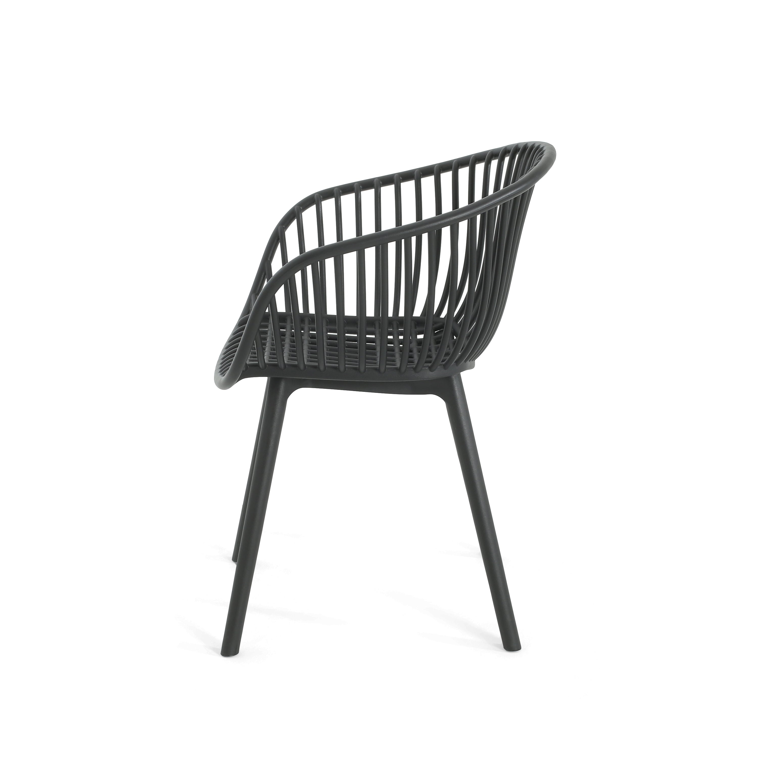 GDFStudio Mykonos Outdoor Dining Chairs (Set of 2)