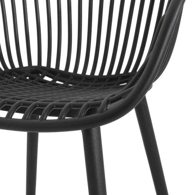 GDFStudio Mykonos Outdoor Dining Chairs (Set of 2)