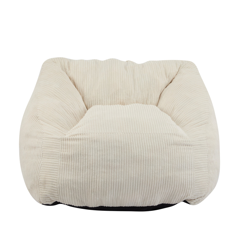 Christopher Knight Home Indoor Soft Bean Bag Chair, Faux Fur, Beige