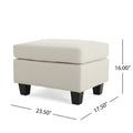 Modern Footstool Ottoman – Portable Accent Seat, Durable Frame & Stylish Upholstery