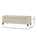 Christopher Knight Home Storage Ottoman – Tufted Top, Hidden Storage Bench & Extra Seating, 51” W