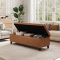 Christopher Knight Home Faux Leather Lift-Top Storage Ottoman Bench – Modern Rectangle Coffee Table & Seating