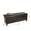 Christopher Knight Home Storage Ottoman – Button-Tufted Seat, Hidden Storage & Solid Wood Legs