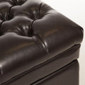 Christopher Knight Home Storage Ottoman – Button-Tufted Seat, Hidden Storage & Solid Wood Legs