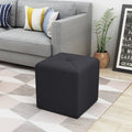 Christopher Knight Home Cube Ottoman – Compact Polyester Fabric Footrest & Seat