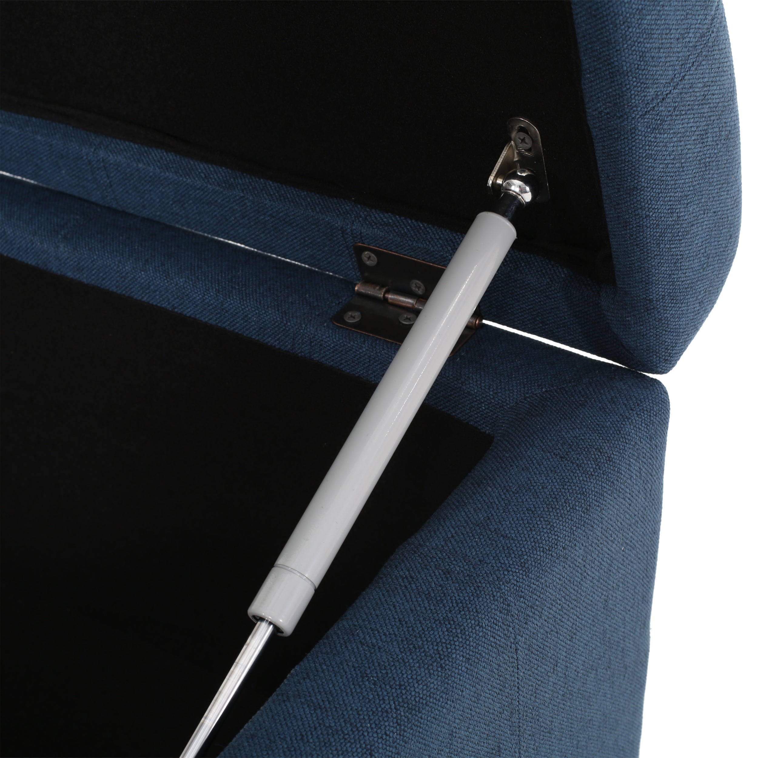 Tufted Square Storage Ottoman with Soft-Closing Hinges & Upholstered Lid