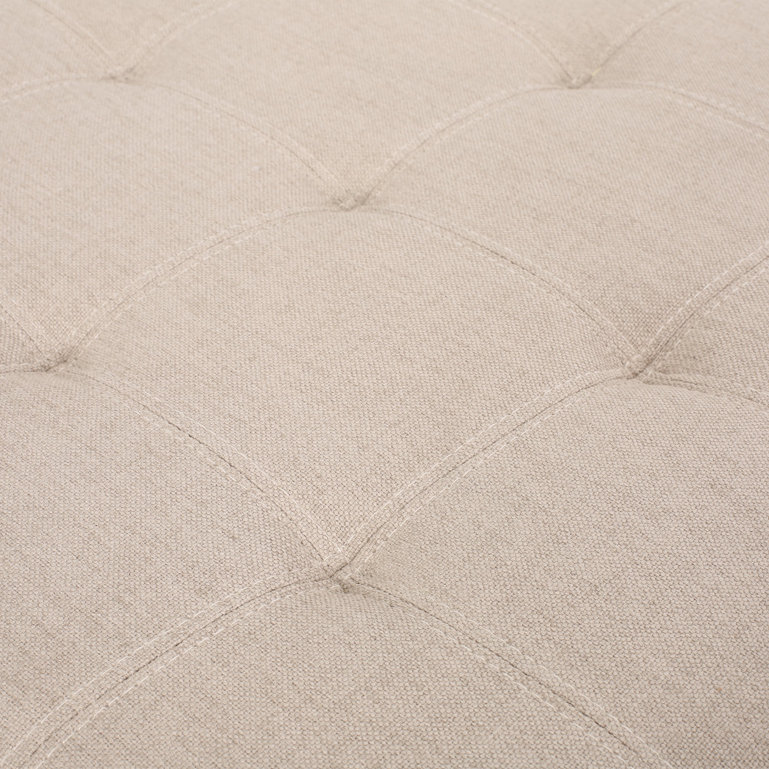 Tufted Square Storage Ottoman with Soft-Closing Hinges & Upholstered Lid