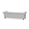 Chesterfield-Style Sofa with Deep Button Tufting & Nailhead Trim – Classic Upholstered Living Room Couch