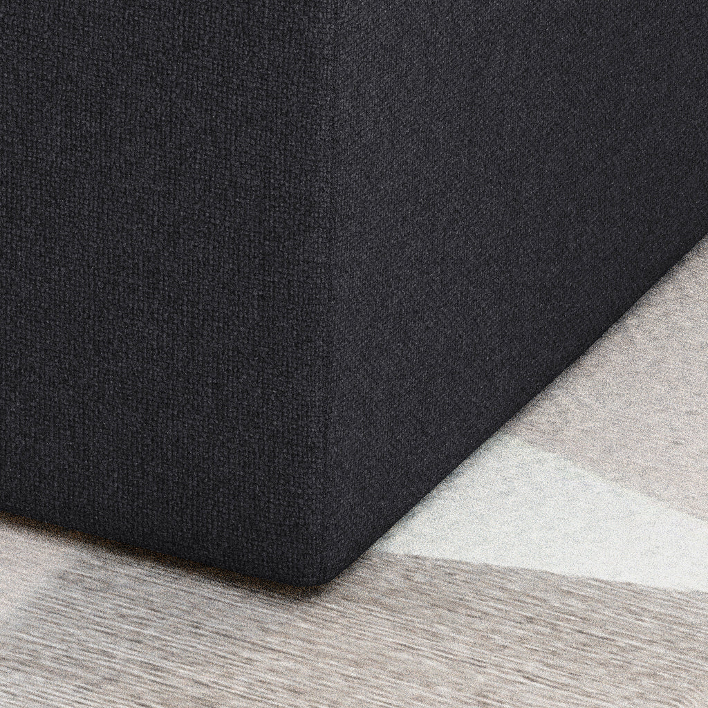 Christopher Knight Home Cube Ottoman – Compact Polyester Fabric Footrest & Seat