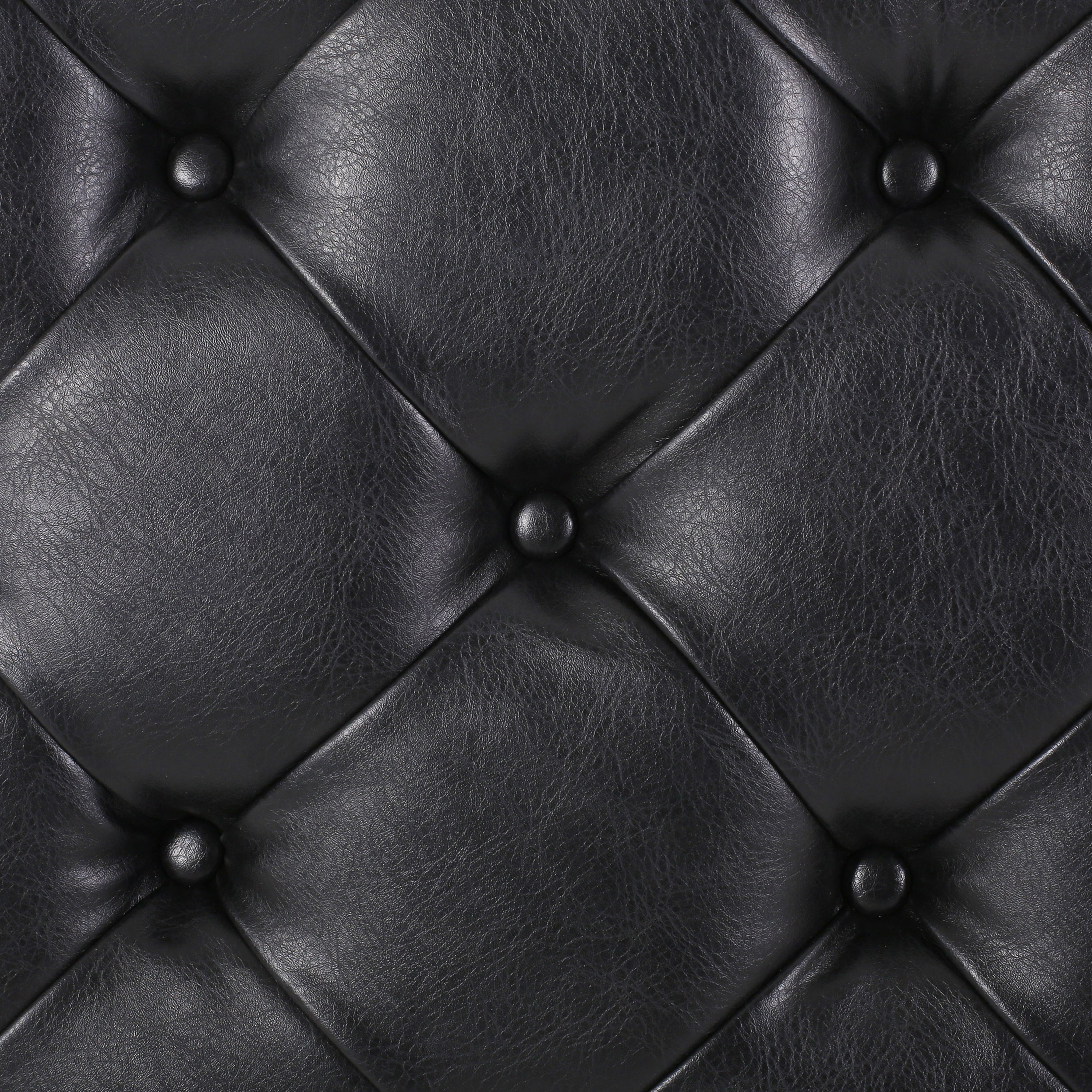 Christopher Knight Home 32" Round Ottoman with Button Tufting & Open Shelf – Modern Coffee Table