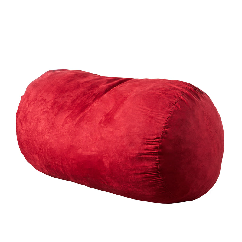 Flora Traditional 6.5 Foot Suede Bean Bag (Cover Only)