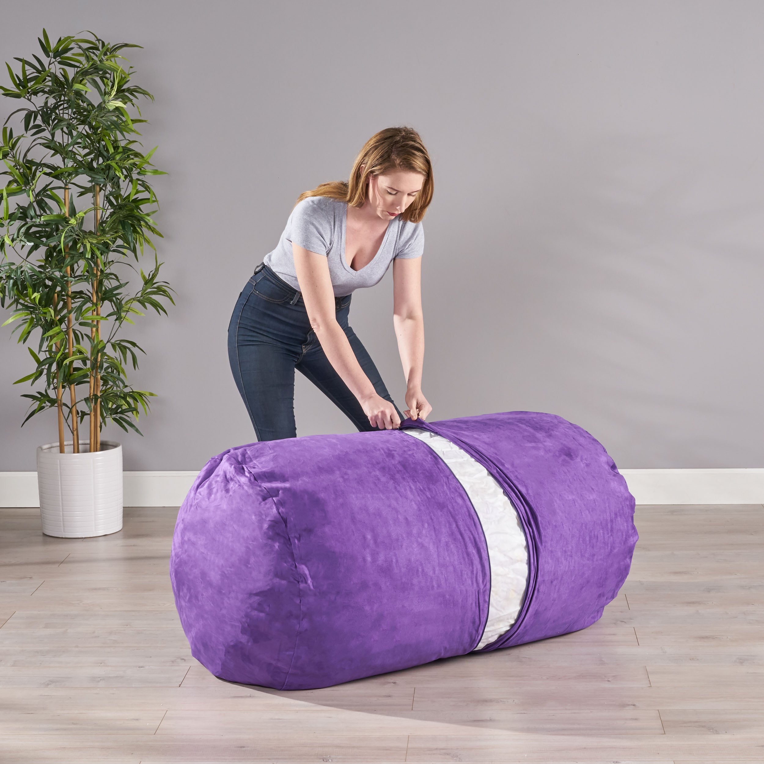Skylar 4 ft. Bean Bag