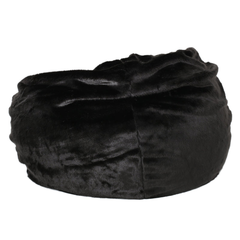 Kloee Modern 3 Foot Faux Fur Bean Bag (Cover Only)