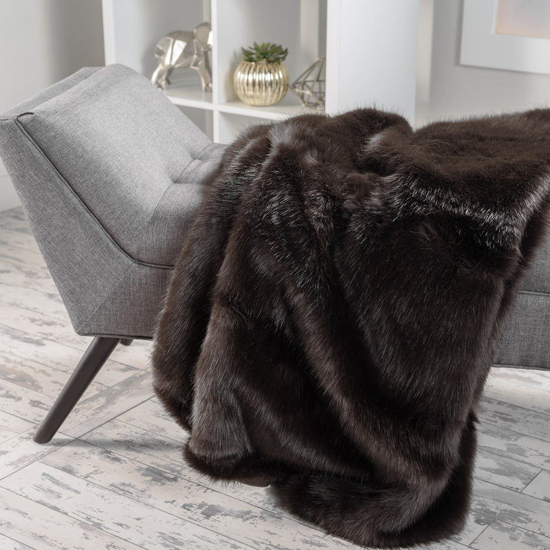 Toscana Fur Throw Blankets