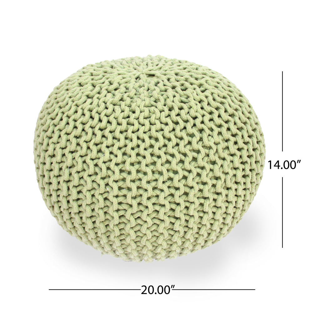 Poona Modern Cotton Pouf