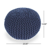 Poona Modern Cotton Pouf