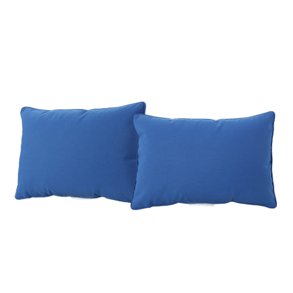Corona Outdoor Patio Water Resistant Pillow Set 4 Orange
