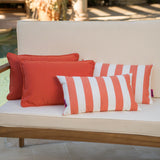 La Jolla Outdoor Water Resistant Rectangular Throw Pillows - Set of 4