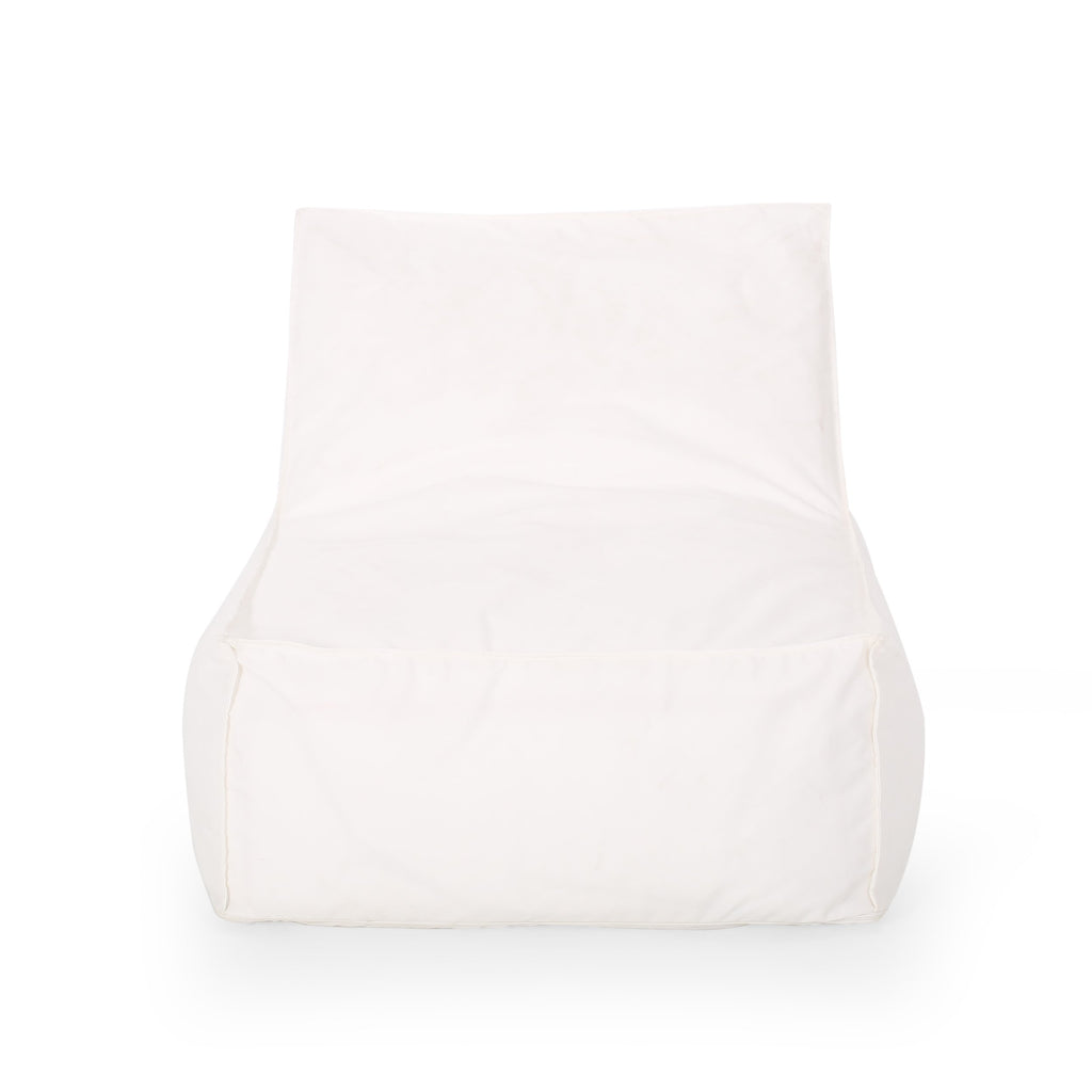 Mikayel 3 Ft Outdoor Contemporary Water Resistant Fabric Bean Bag Chair