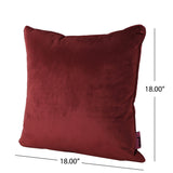 Ippolito 18 x 18 New Velvet Throw Pillows